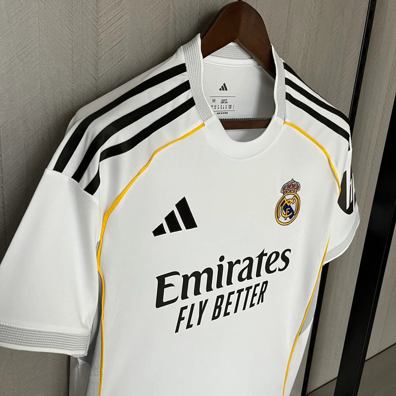 Camiseta Real Madrid 25/26 I de Local - Versión Aficionado