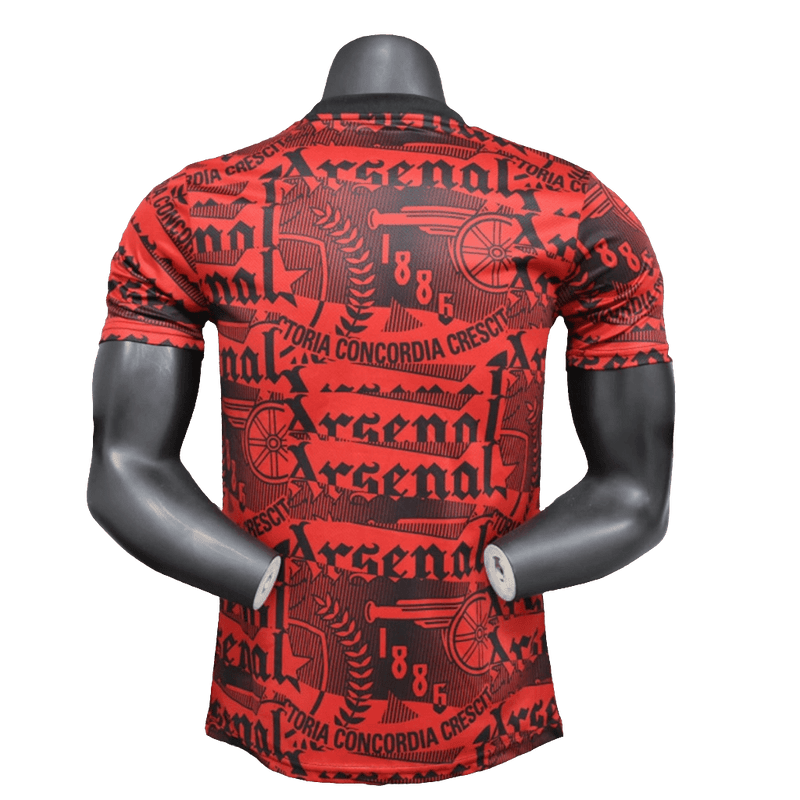 Camiseta Arsenal 25/26 Entrenamiento - Rojo Oscuro - Versión Jugador