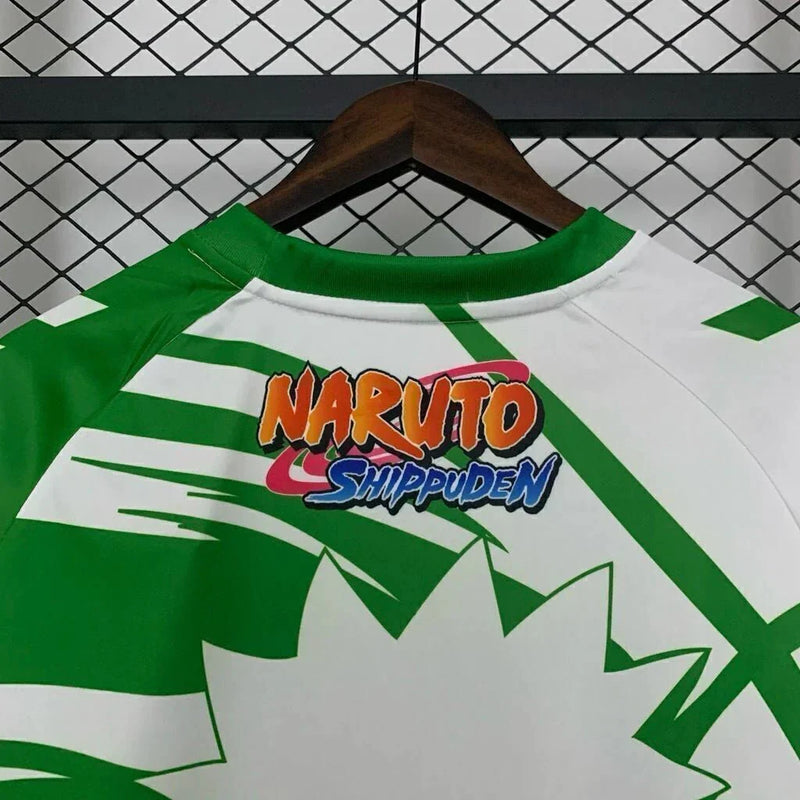 CAMISETA BETIS NARUTO 25/26 HOMBRE - VERDE Y BLANCA