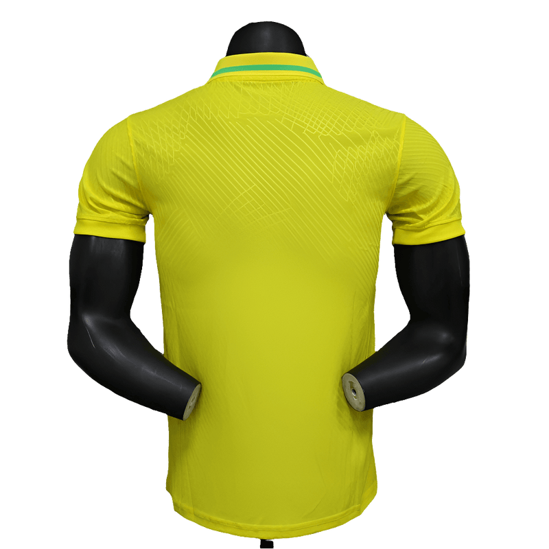 Camiseta Brasil 25/26 Edición Polo - Amarillo - Versión Jugador