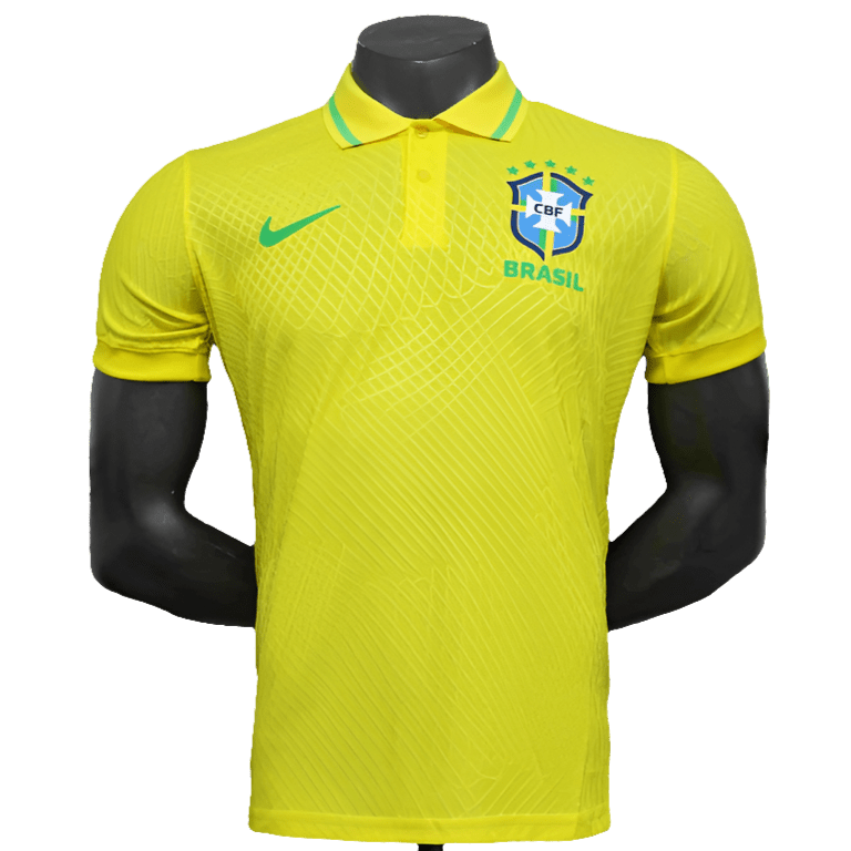 Camiseta Brasil 25/26 Edición Polo - Amarillo - Versión Jugador