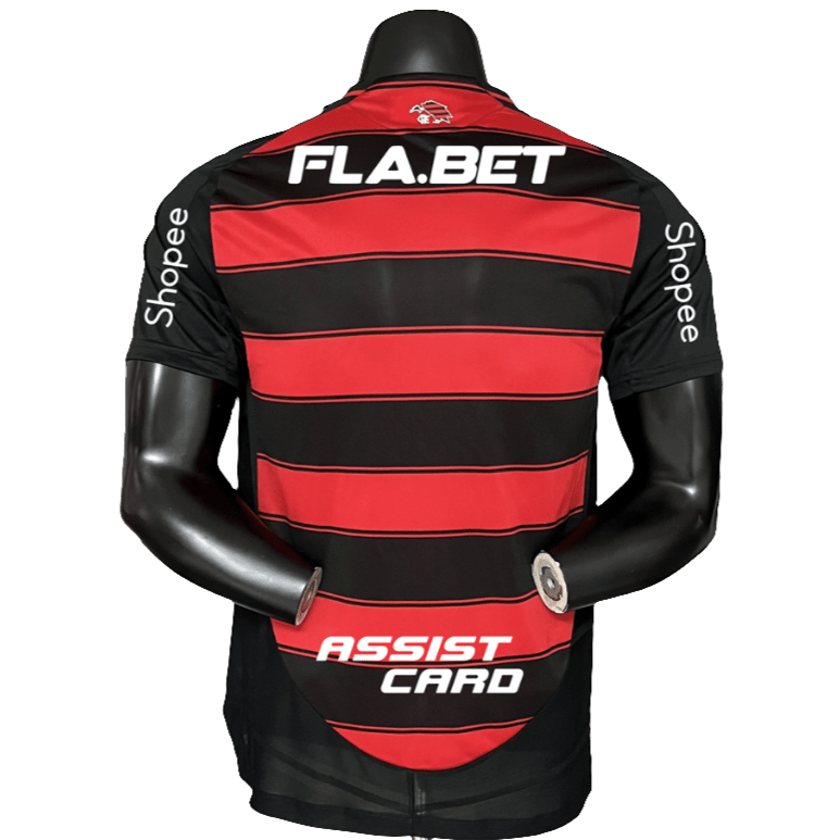Camiseta Flamengo 25/26 I de Local - Todos los Patrocinios - Versión Jugador