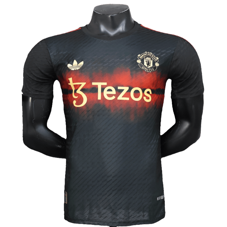 Camiseta Manchester United 25/26 Entrenamiento - Negro - Versión Jugador