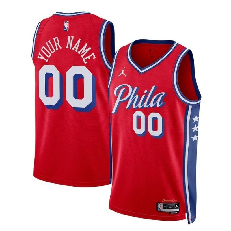 Regata NBA - Philadelphia 76ers - Edición Statement 2023 - Roja - Unisex