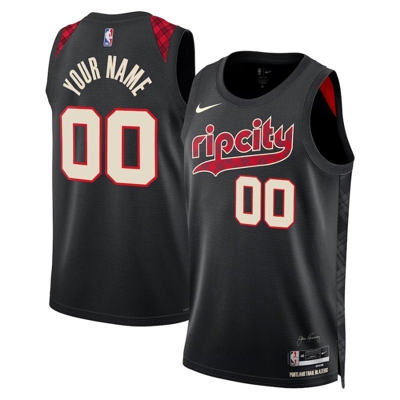 Regata NBA - Portland Trail Blazers - Edición City 23/24 - Negra - Unisex